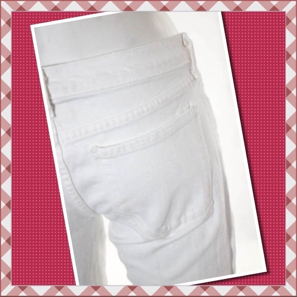 Anlo White Mid Rise Skinny Leg Jeans 31 - Picture 5 of 8